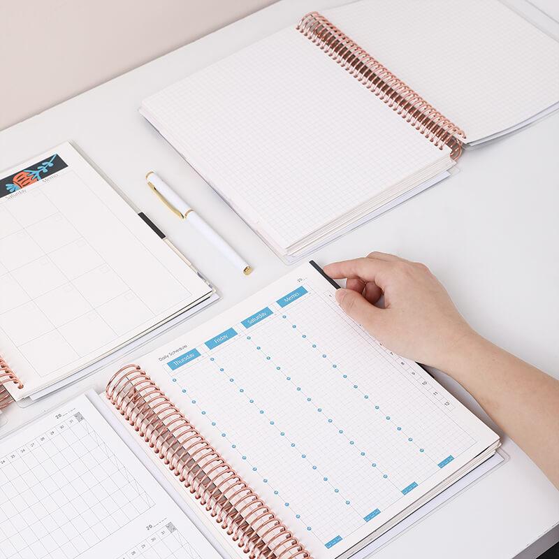 Flora Bloom B Spiral Planner - Carta Lusso