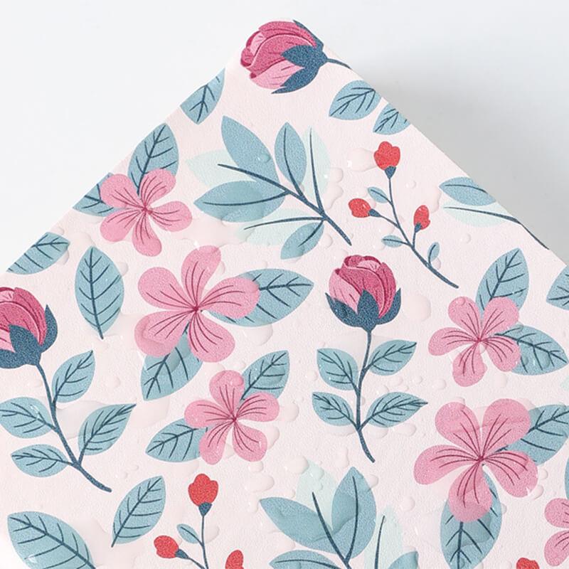 Fresh Plant Dotted Blue Notebook - Carta Lusso