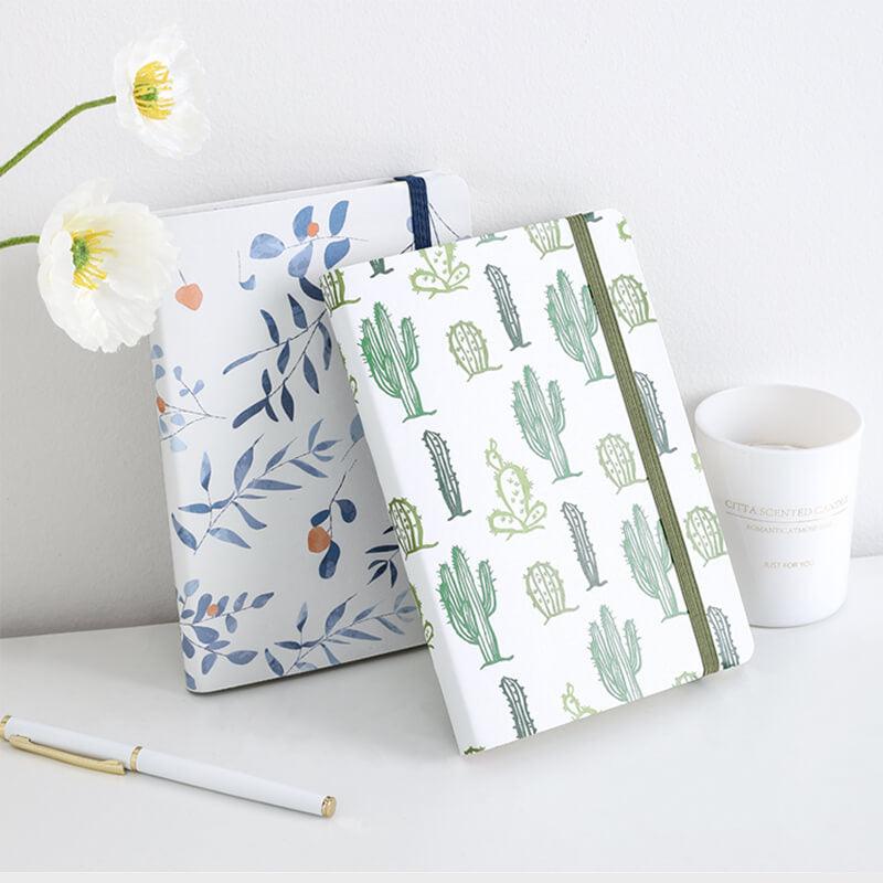 Fresh Plant Dotted Cactus Notebook - Carta Lusso
