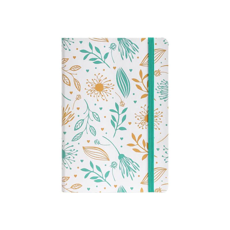 Fresh Plant Dotted Green Notebook - Carta Lusso
