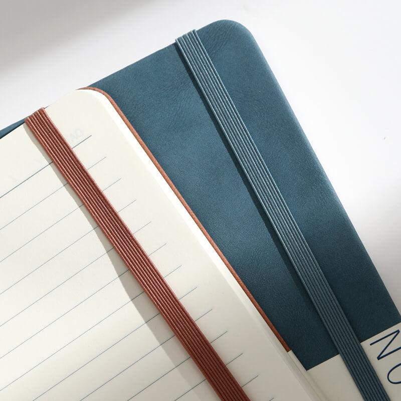 Mobius Strip Blue Leather Notebook - Carta Lusso