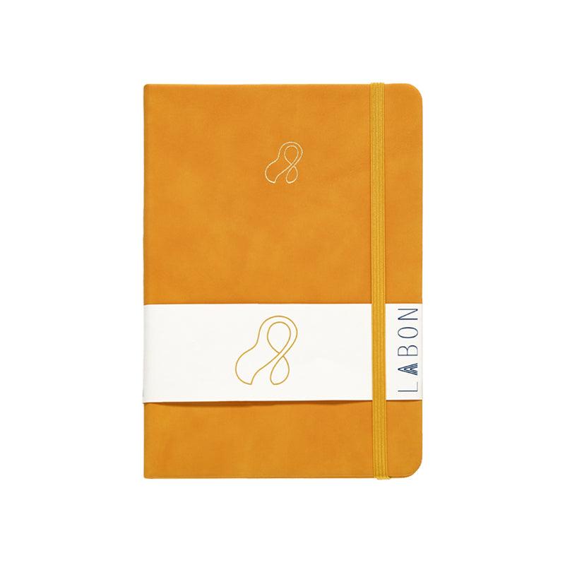 Mobius Strip Orange Leather Notebook - Carta Lusso