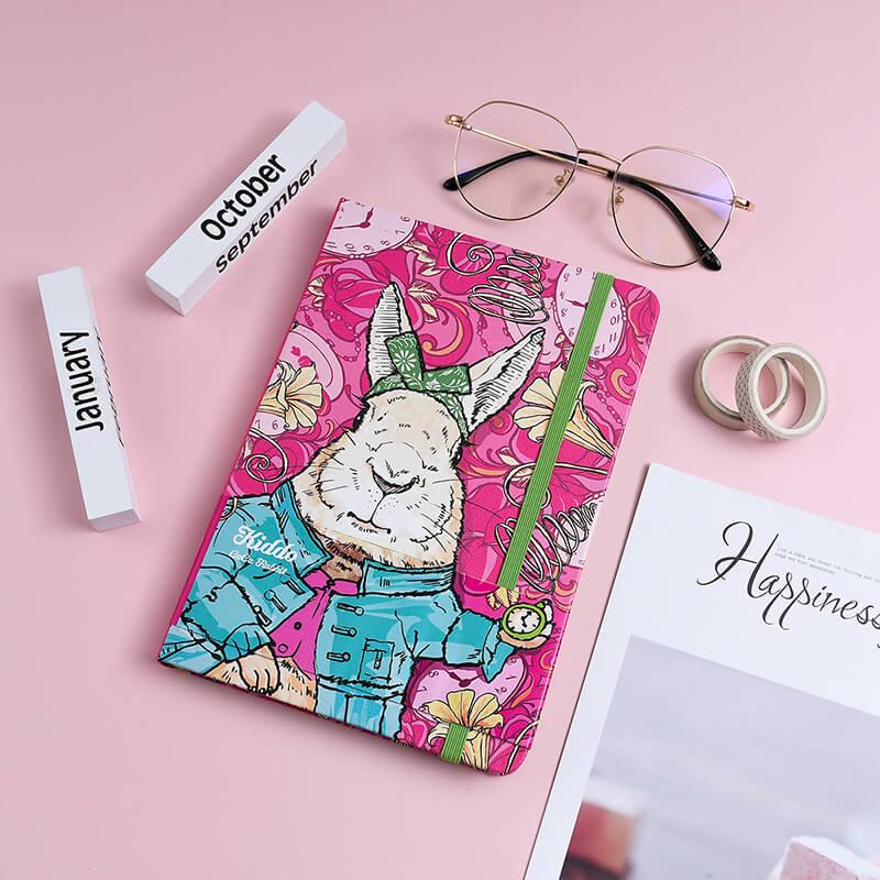 The Gagas Pink Floral Notebook - Carta Lusso